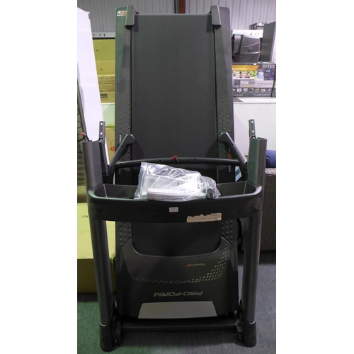 3170 - Proform Pro1000 Trainer Treadmill, original RRP £791.66 + VAT (274Z-34) * This lot is subject to VAT