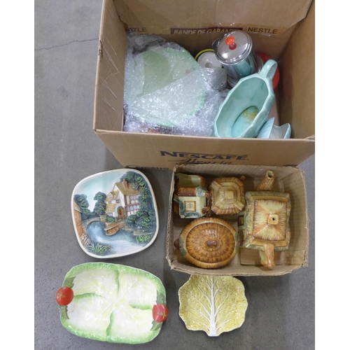 1095 - A collection of mixed china including Beswick and cottageware **PLEASE NOTE THIS LOT IS NOT ELIGIBLE... 