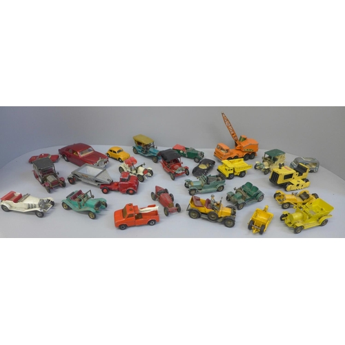 675 - A collection of model cars including Corgi