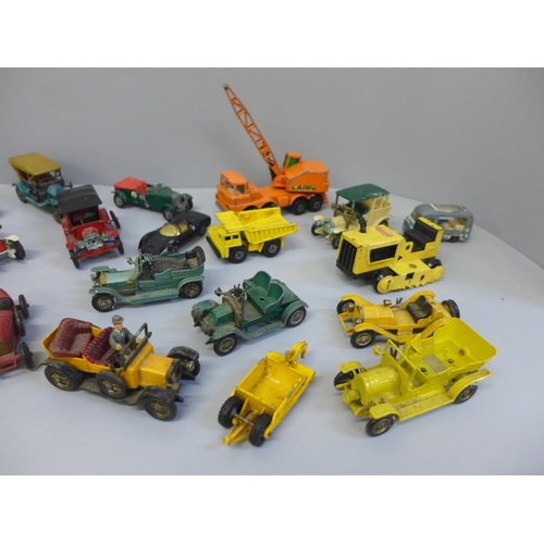 675 - A collection of model cars including Corgi