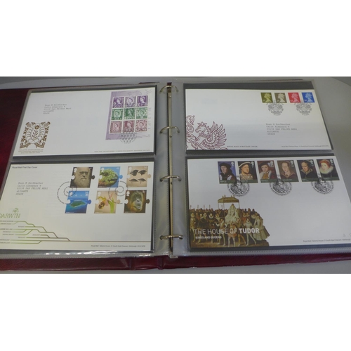 678 - Stamps; GB first day covers in Royal Mail album, (68), covers from 2005-2015, includes several post ... 