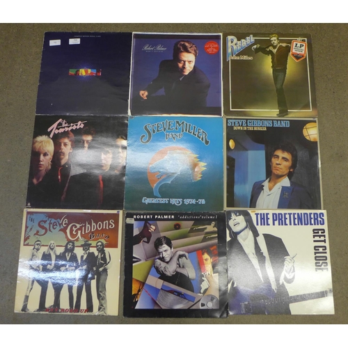 712 - 1980's LP records, Robert Palmer, New Wave, etc.