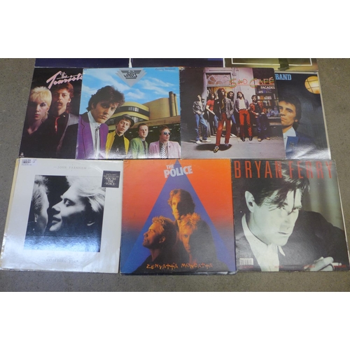 712 - 1980's LP records, Robert Palmer, New Wave, etc.