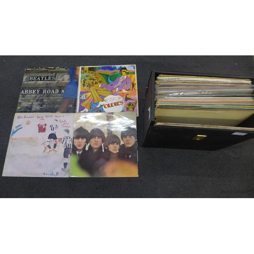 747 - A collection of LP records including The Beatles, Led Zeppelin, Buddy Holly, etc.