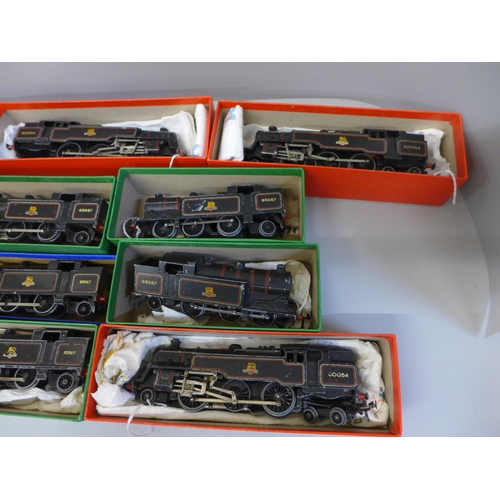 764 - A collection of twelve Hornby model railway locomotives