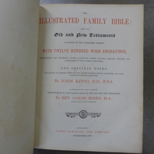 781 - The Illustrated Family Bible, by John Kitto