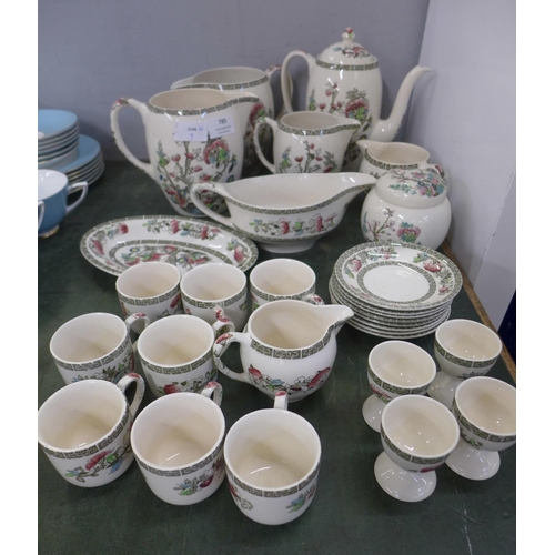 785 - A collection of Indian Tree design china including an eight setting coffee set  **PLEASE NOTE THIS L... 