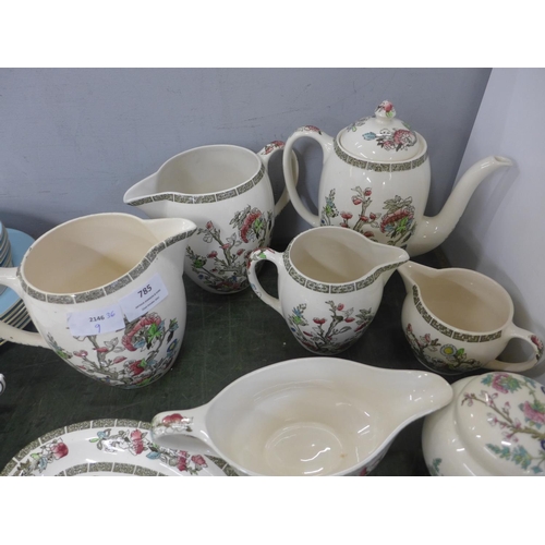 785 - A collection of Indian Tree design china including an eight setting coffee set  **PLEASE NOTE THIS L... 