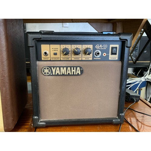 2278 - Yamaha GA10 and Danelectro nifty fifty vintage style practice amplifiers/guitar amps