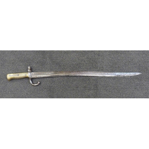 830 - A French bayonet, no scabbard