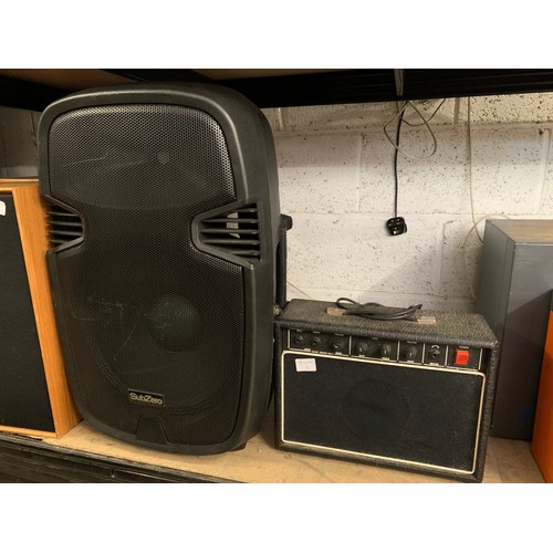 2305 - Sub Zero PA speaker and SSM driver Sihl practice amp