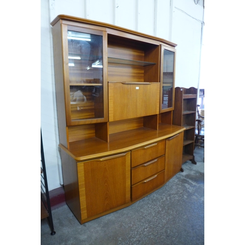 203 - A J S Sakol teak display cabinet