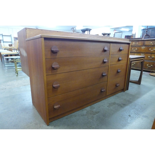 26 - A Stag Cantata teak eight drawer chest