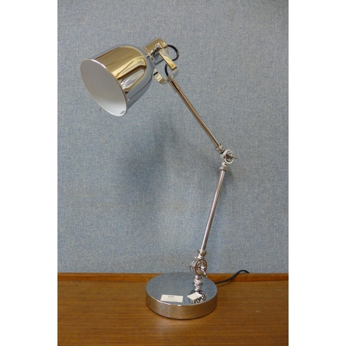 349 - A chrome anglepoise desk lamp