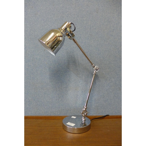 350 - A chrome anglepoise desk lamp