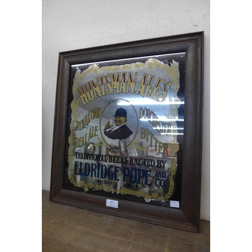 361 - A vintage Huntsman Ales advertising mirror