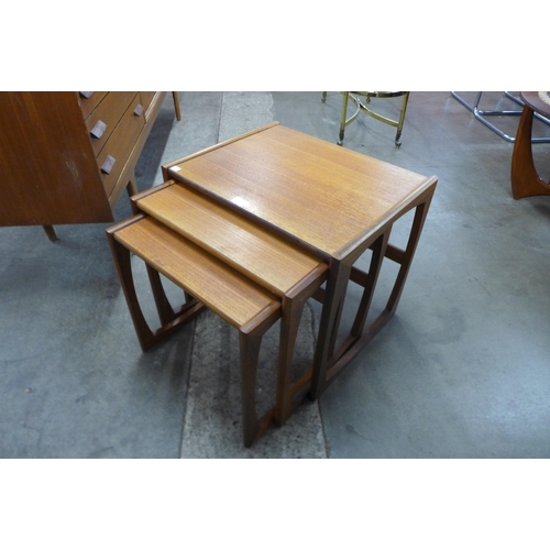 38 - A G-Plan Quadrille teak nest of tables