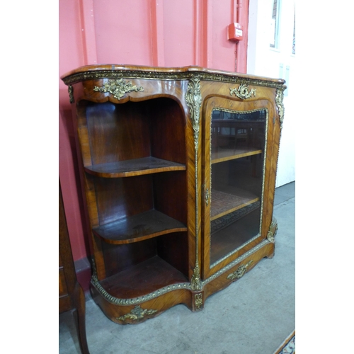 44 - A French 19th Century style inlaid king wood and ormolu mounted credenza