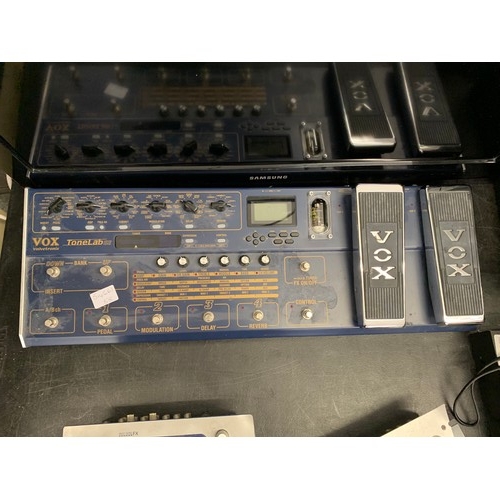 2310 - Mixing desk job lot: Vox Tonelab SE, limit LDJ101 mixer and Numark DXM06 digital mixing decks