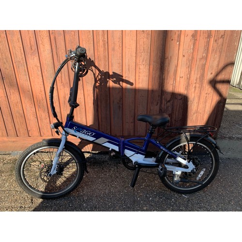 2434 - Seago power folding electric bicycle