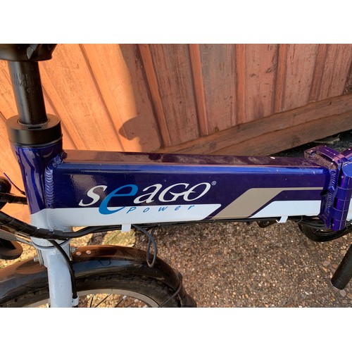 2434 - Seago power folding electric bicycle