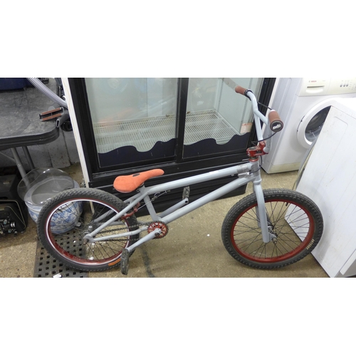 2436 - Red and grey BMX bicycle/bike