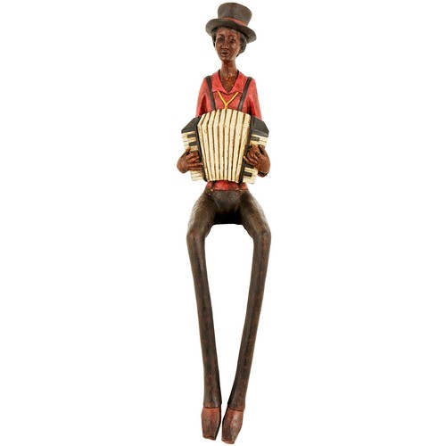 1310 - A sitting jazz band squeeze box, H 40cms (026312)   #
