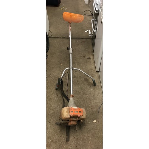 2338 - Brush cutter BC430, possibly Stihl with harness