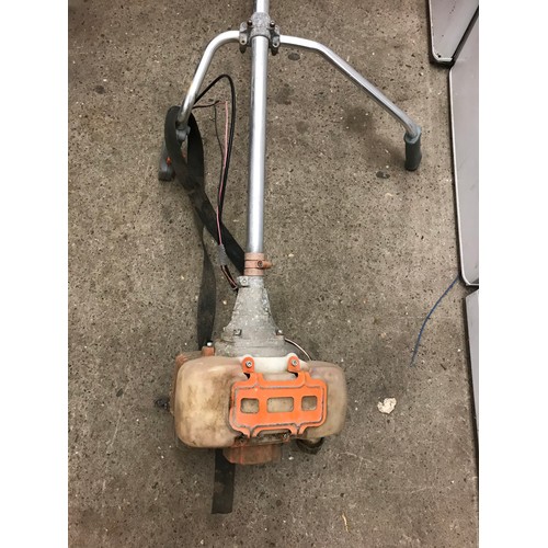 2338 - Brush cutter BC430, possibly Stihl with harness