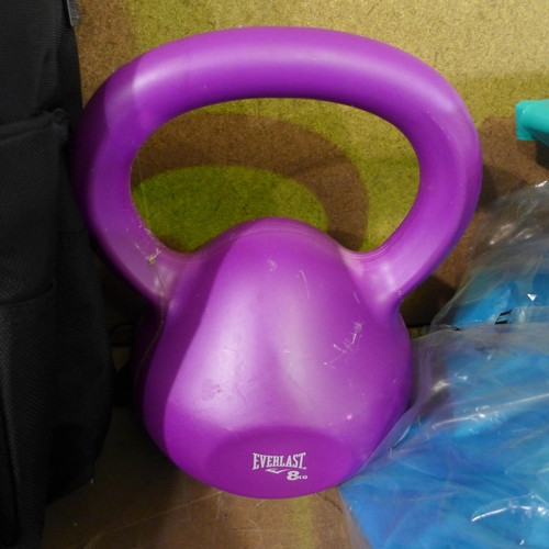 3028 - Everlast 16Kg Weight Set - kettlebell (269-358)   * This lot is subject to vat