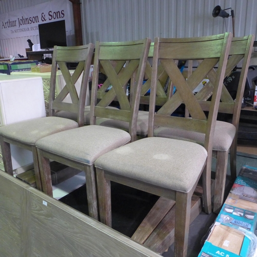 3049 - Seven Piece Distressed Dining Set, original RRP £708.33 + VAT * This lot is subject to VAT