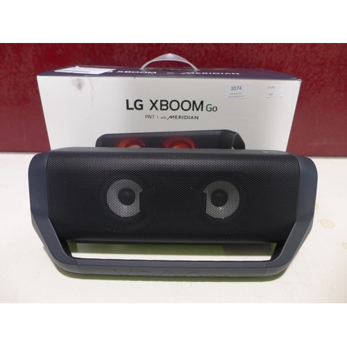 3074 - Lg Pn7 Wireless Speaker  , Original RRP £114.99 + vat  (269-398)   * This lot is subject to vat