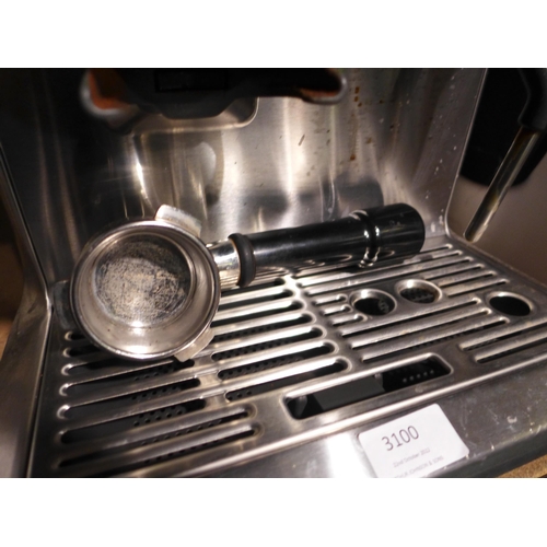 3100 - Sage Pump Coffee Machine , Original RRP £449.99 + vat  (269-321)   * This lot is subject to vat