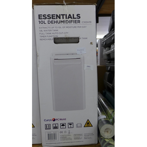 2081 - Currys 10L dehumidifier in box