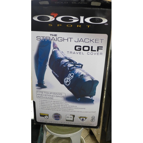 2105 - Golf bag travel cover in box