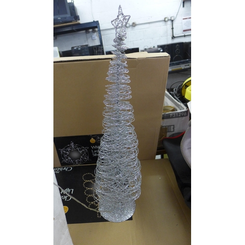 2116 - Approx. 2ft Christmas tree LED light, two 18