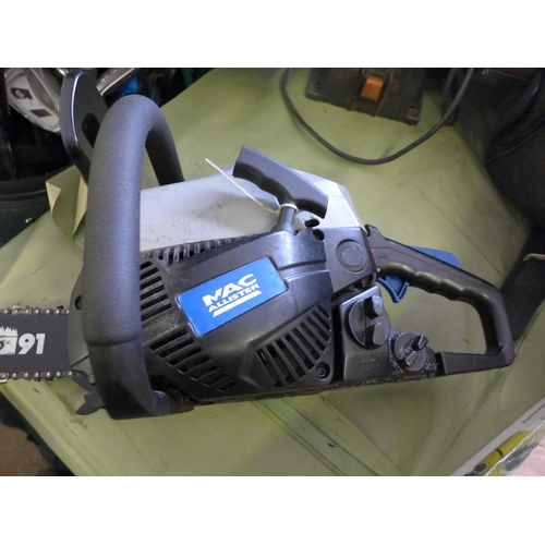 2137 - MacAllister chainsaw in soft case - W