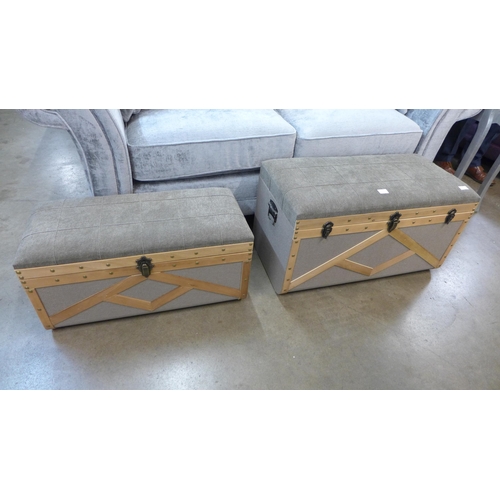 1302 - A set of two storage trunks