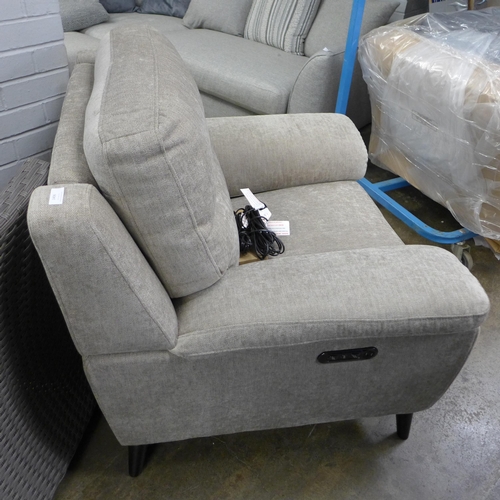 1406 - Grace Mink Fab Armchair  With Power Recliner Original RRP £516.66 + vat (4151-)  * This lot is subje... 