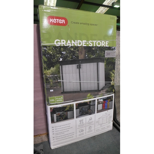 3184 - Keter Grande Store, original RRP £304.16 + VAT      * This lot is subject to VAT