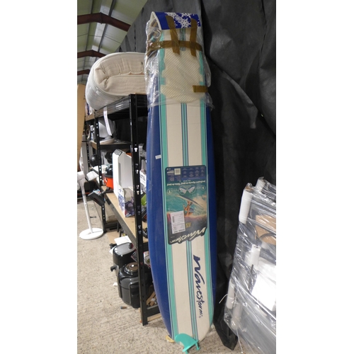 3227 - Wavestorm 8ft Surfboard, original RRP £124.99 + VAT * This lot is subject to VAT