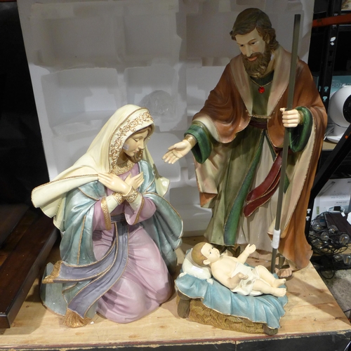 3251 - 4Pc Outdoor Nativity Setcms, Original RRP £291.66 + vat(260-51)   * This lot is subject to vat