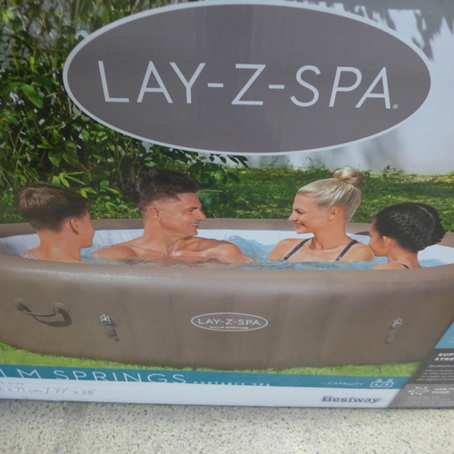 1469 - Lay-Z-Spa Inflatable     Hot Tub With Cover  , Original RRP £416.66 + vat (4151-)  * This lot is sub... 