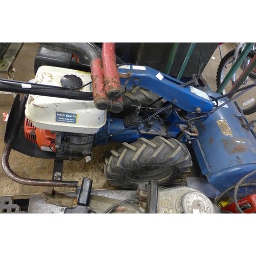 2145 - Heavy duty petrol-driven rotavator with Honda engine