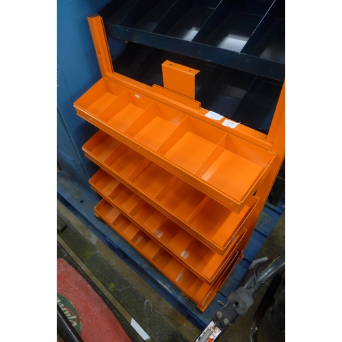 2147 - Heavy duty steel workshop/tool rack (orange)