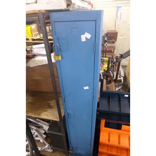 2148 - Industrial blue 7ft tall locker