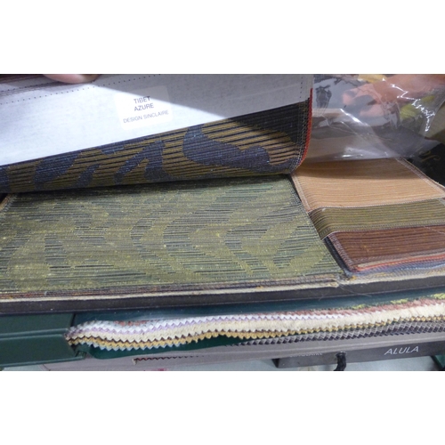 2171 - Qty. of fabric sample/swatch books