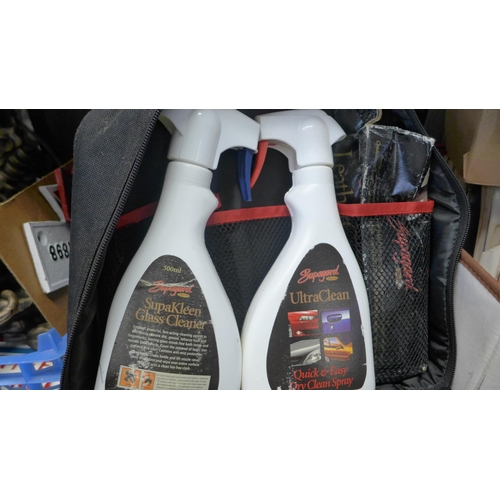 2235 - Supagard Pro car cleaning kit in carry case