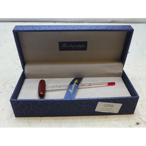 2256 - Montegrappa wine thermometer in box