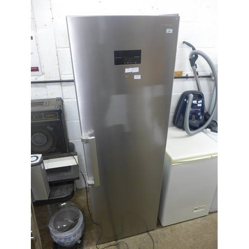 2318 - Sharp Inox larder fridge 9SJ-LC3ICHX.F)